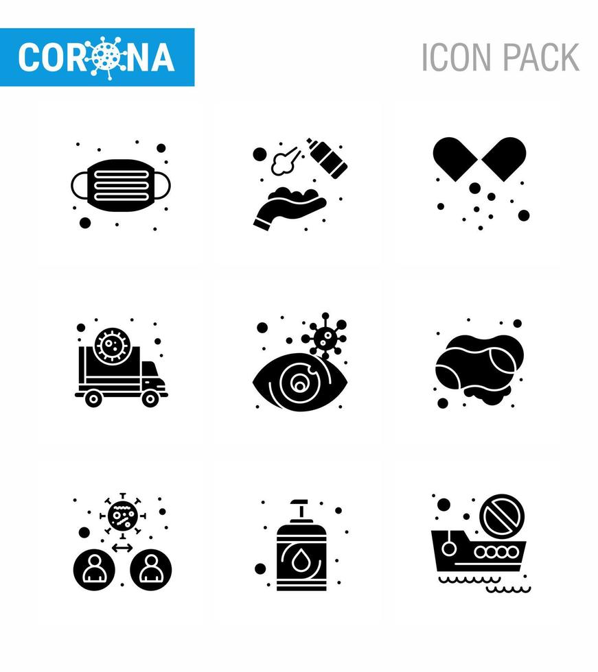 einfacher satz von covid19 schutz blau 25 icon pack icon enthalten virus pandemie waschen corona offene kapsel virales coronavirus 2019nov krankheitsvektordesignelemente vektor