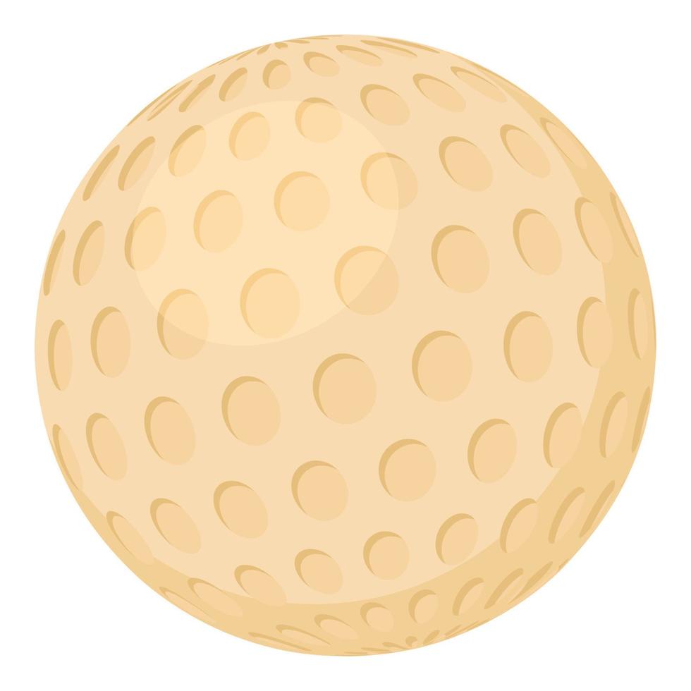 Golfball-Symbol, Cartoon-Stil vektor