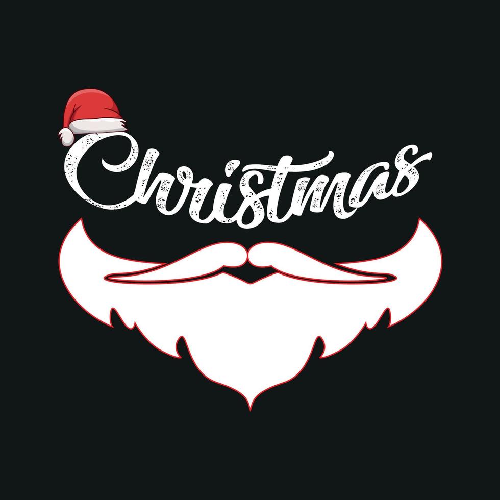 Weihnachts-T-Shirt-Design. Frohe Weihnachten Vektortext. kreatives weihnachts-t-shirt-design. Weihnachten. vektor