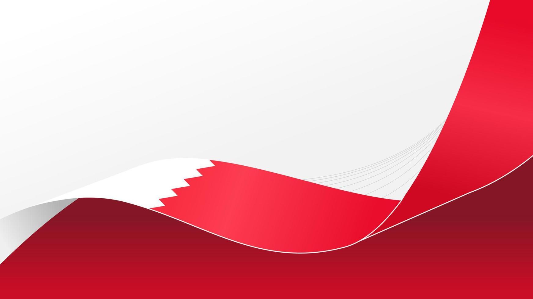 bahrain nationell dag firande bakgrund. vektor