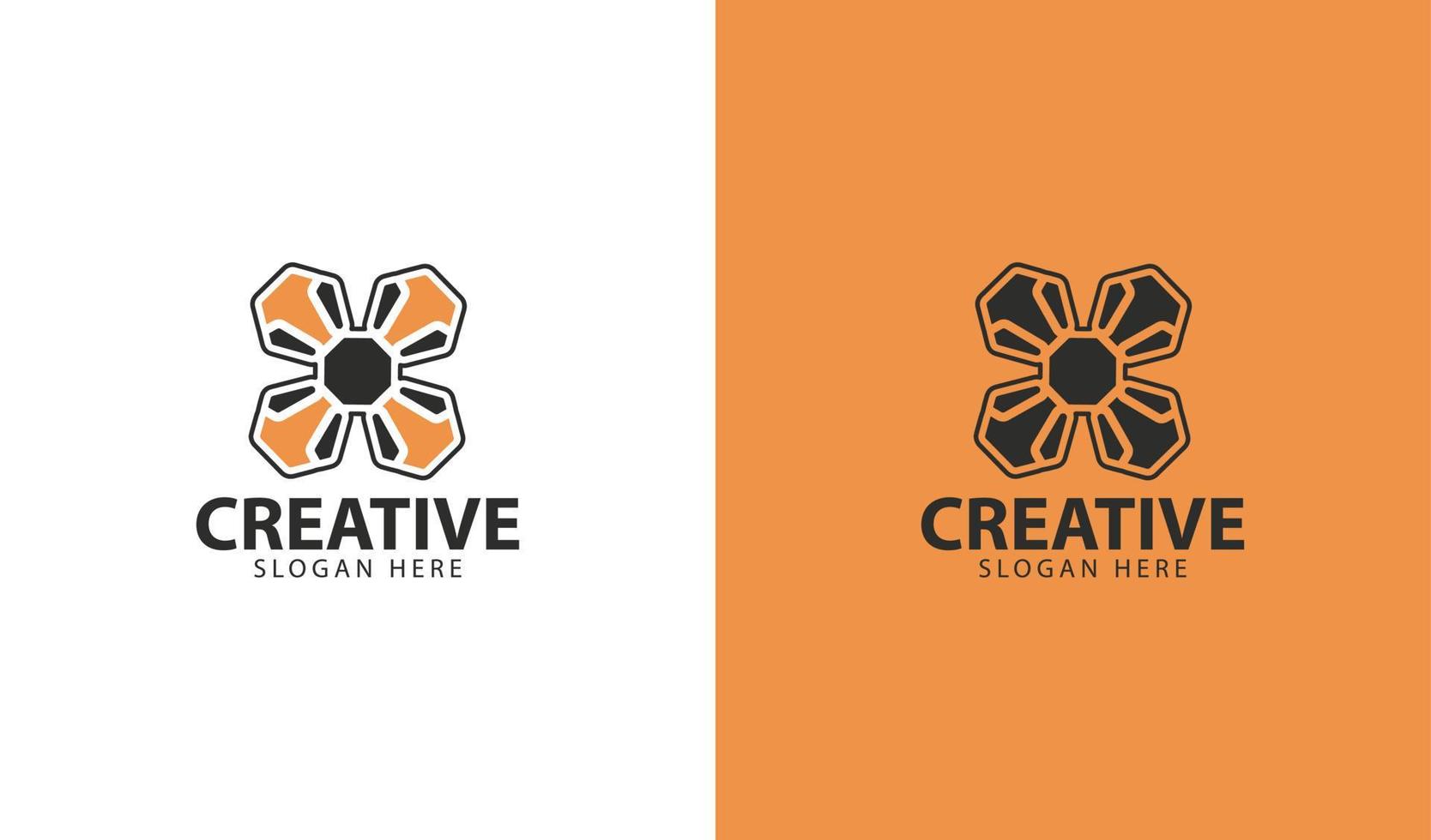 kreativ logotyp mall enkel design vektor