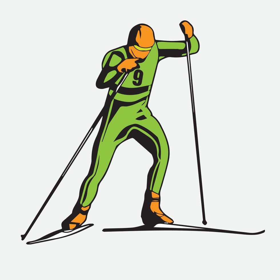 Person, die Snowboard fährt. Snowboarder in Aktionsvektorillustration. Extremer Wintersport. Snowboard-Emblem. Logo des Sportvereins. Snowboardausrüstung. vektor