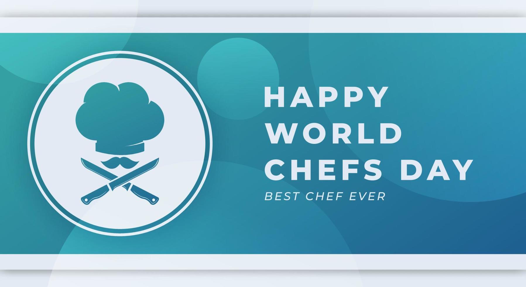 happy international chefs day oktober feier vektor design illustration. vorlage für hintergrund, poster, banner, werbung, grußkarte oder druckgestaltungselement