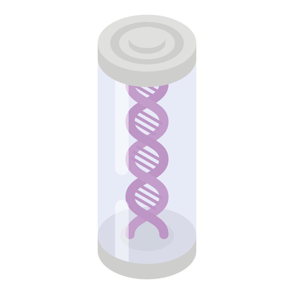 Frauen-Dna-Element-Symbol, isometrischer Stil vektor