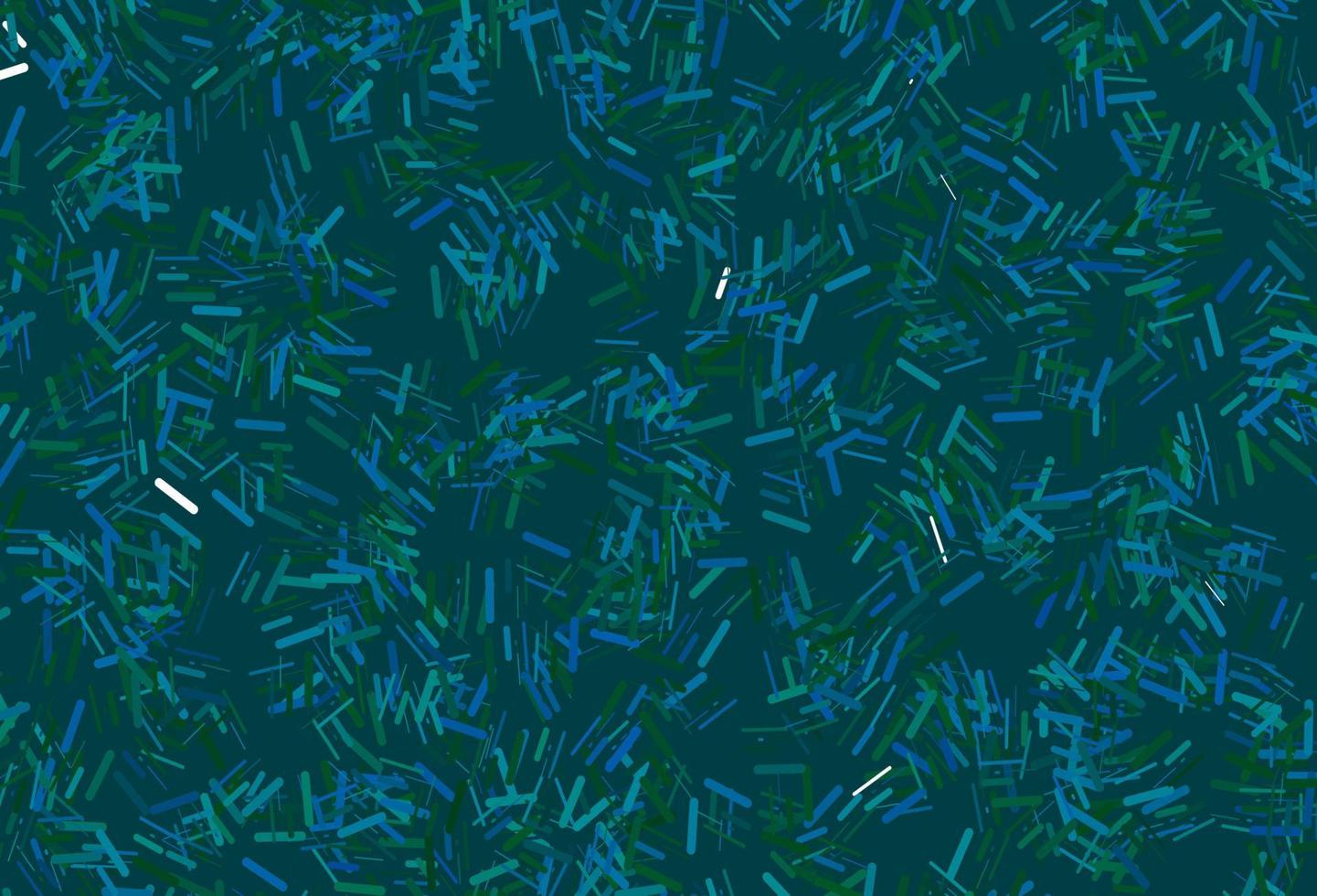 mörkblå, grön vektorbakgrund med långa rader. vektor
