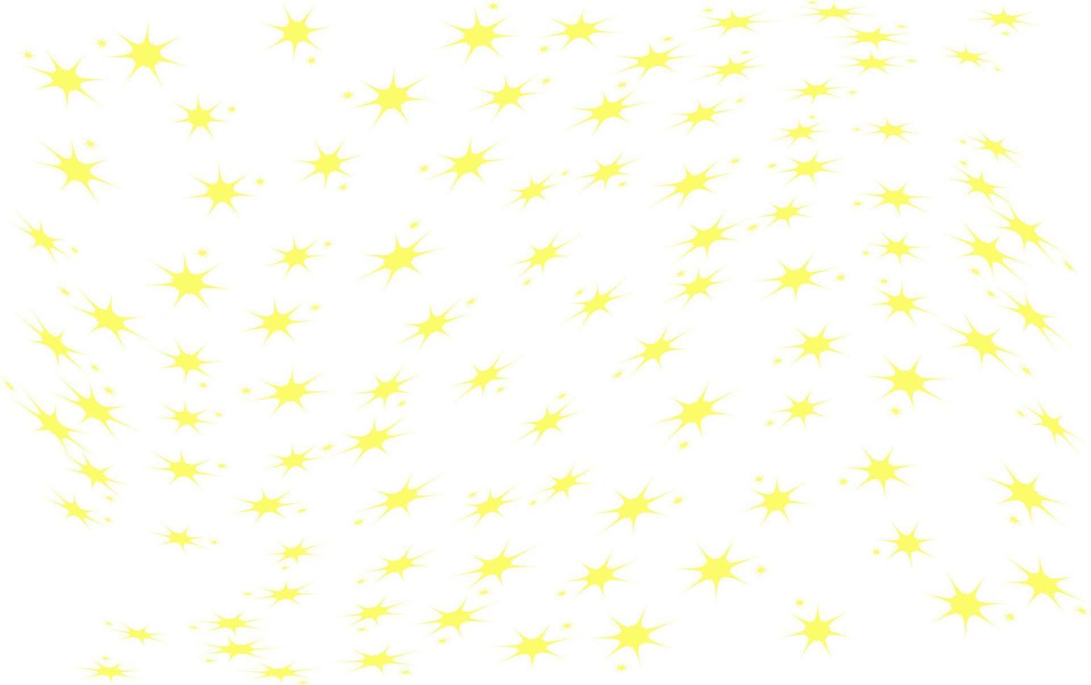 Sterne gelb festlichen Hintergrund. vektor