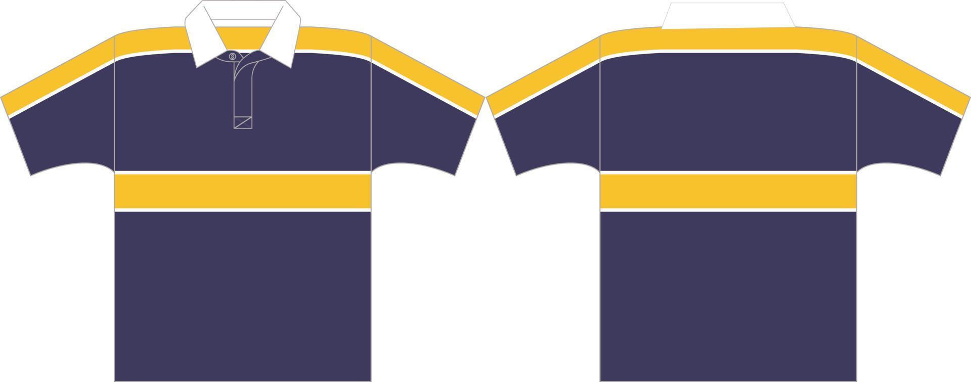Polohemd, T-Shirts, Rugbyhemd. Tempelate, Vektordesign kostenloser Download vektor