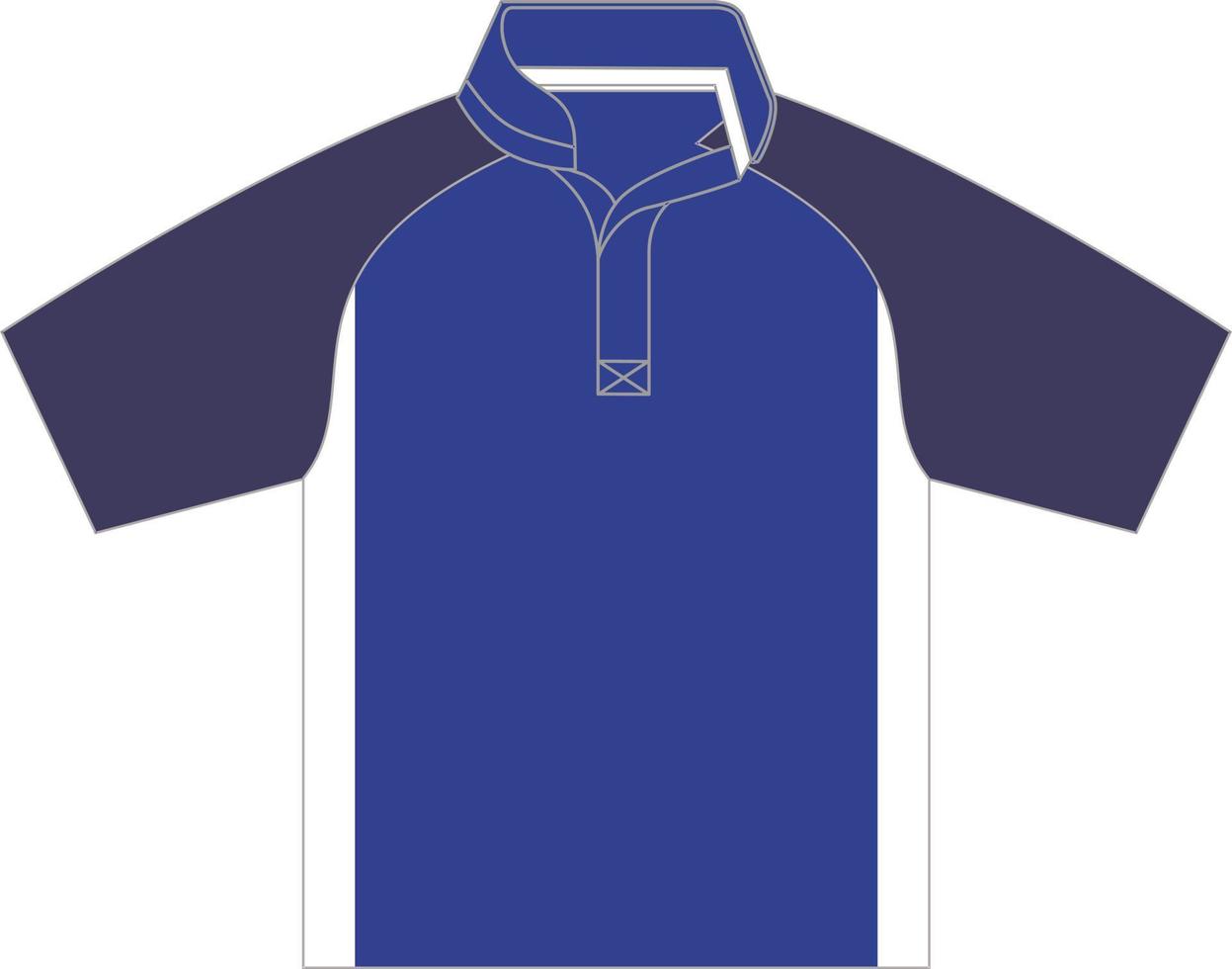 T-Shirt-Polo-Shirt-Vorlagen-Designs vektor
