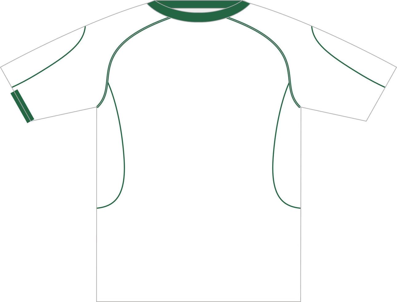 t-shirt sport design mall för fotboll jersey. sport enhetlig i främre se. tshirt falsk upp för sport klubb. vektor illustration