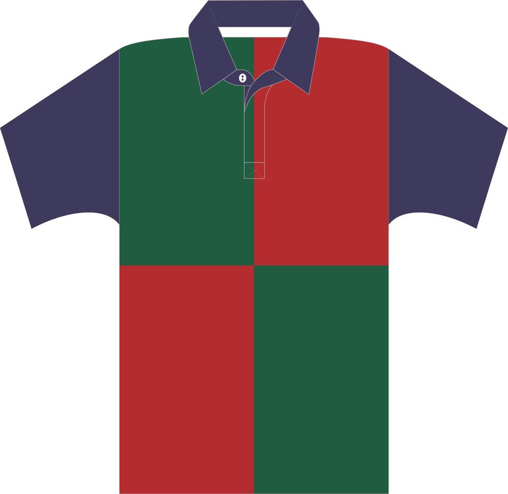T-Shirt-Poloshirt-Vorlagendesigns vektor