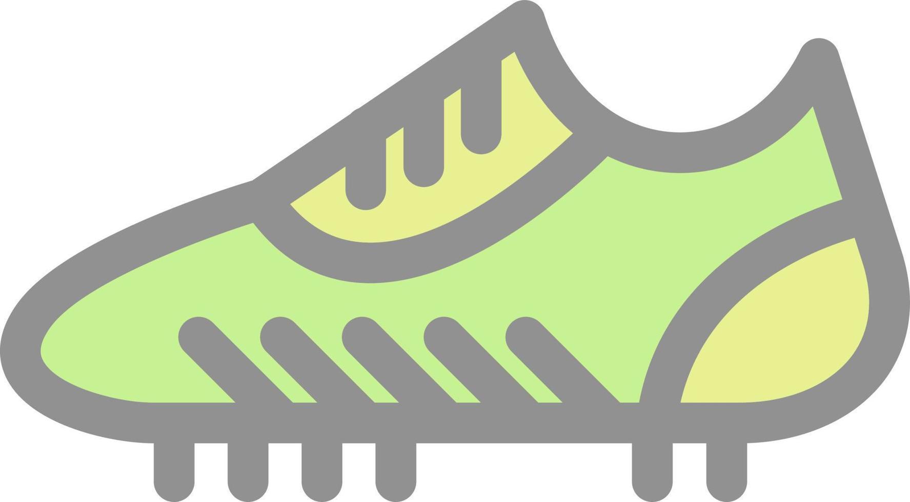 Fußballschuhe Vektor-Icon-Design vektor