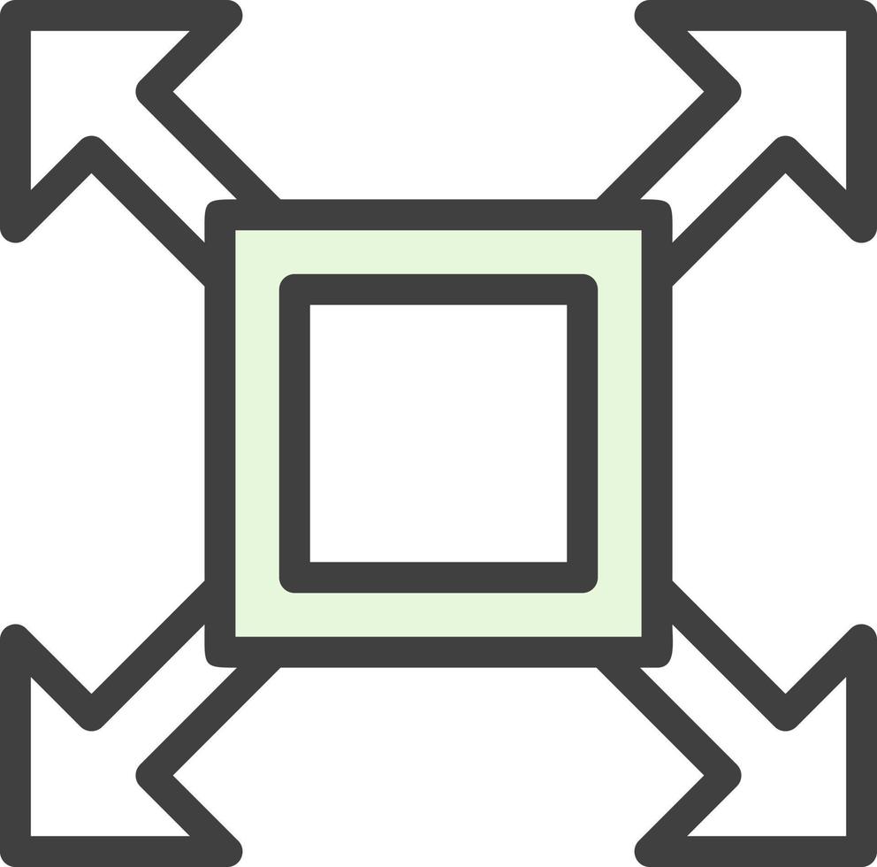 Vollbild-Vektor-Icon-Design vektor