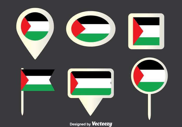 Gaza strip samlingsvektor vektor