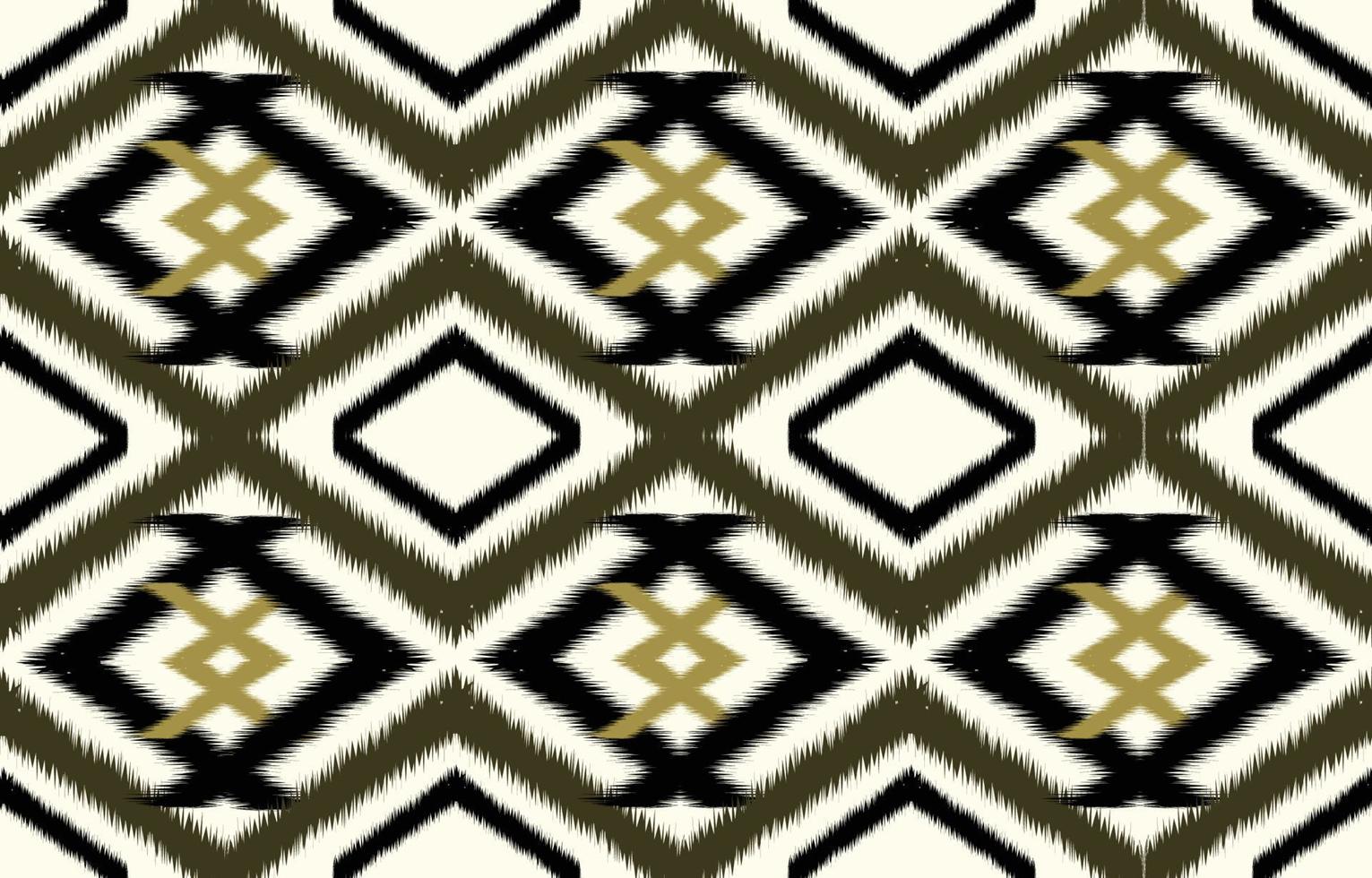 abstraktes ethnisches geometrisches ikat-muster. orientalische afroamerikanische mexikanische aztekische Motivtextilien und böhmische Mustervektorelemente. entworfen für hintergrund, tapeten, druck .vektor-ikat-muster. vektor