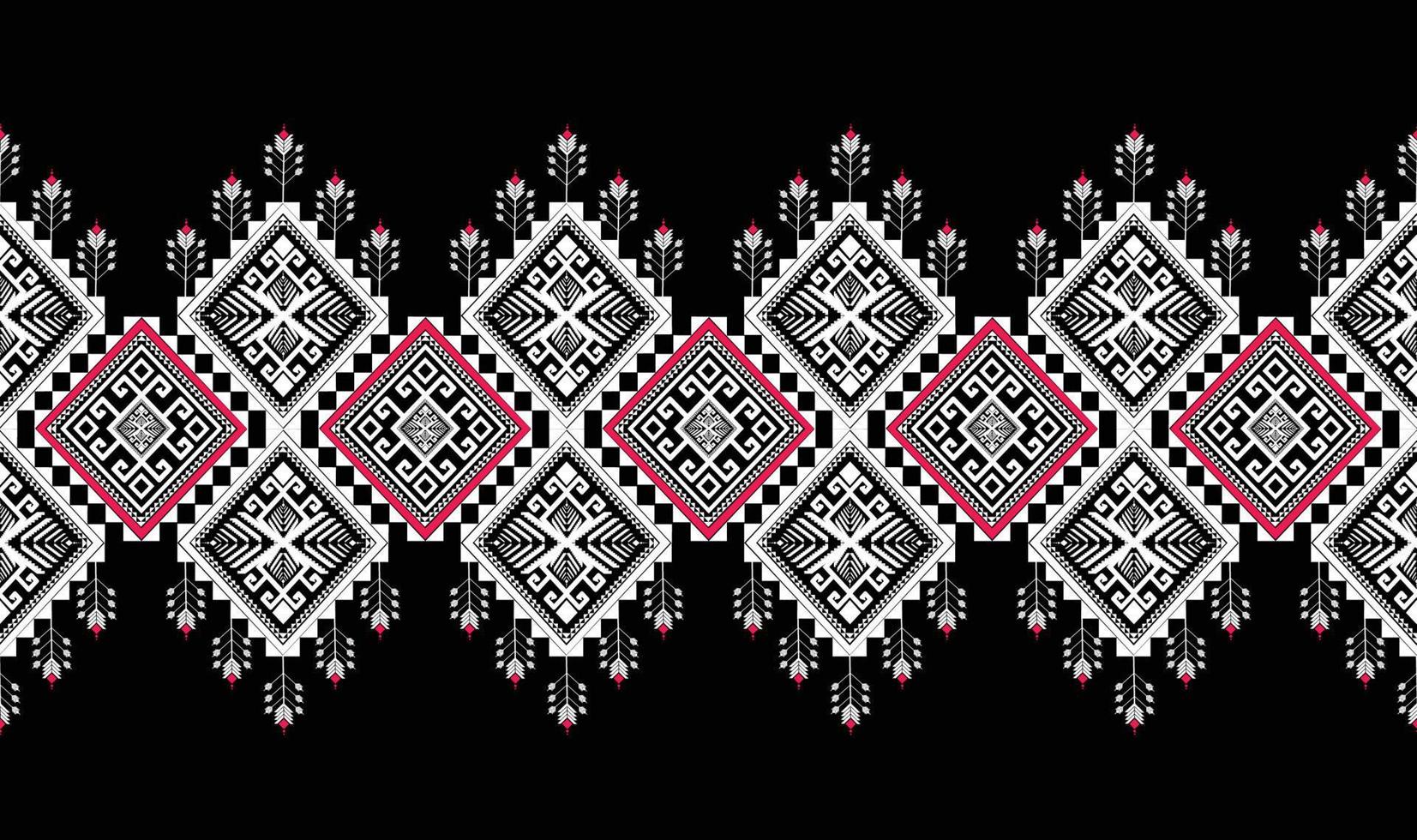 abstraktes ethnisches geometrisches ikat-muster. orientalische afroamerikanische mexikanische aztekische Motivtextilien und böhmische Mustervektorelemente. entworfen für hintergrund, tapeten, druck .vektor-ikat-muster. vektor