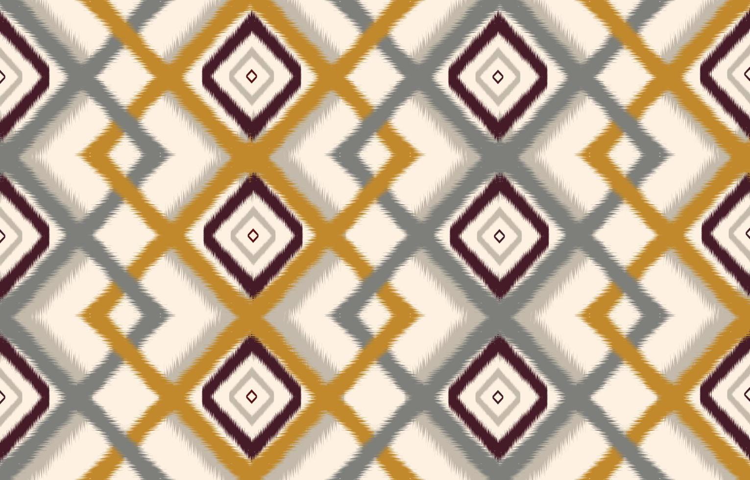 abstrakt etnisk geometrisk ikat mönster. orientalisk afrikansk amerikan mexikansk aztec motiv textil- och bohemisk mönster vektor element. designad för bakgrund, tapet, skriva ut .vektor ikat mönster.