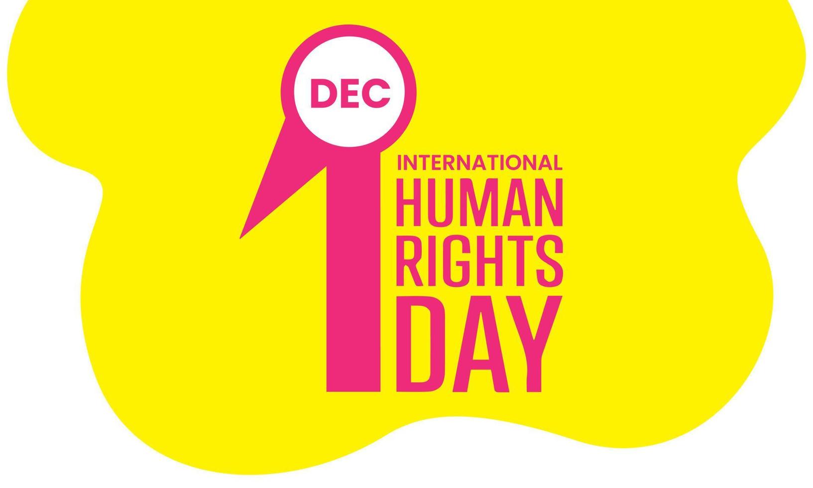 Verwendung der Zahl 0 als Symbol für die Freiheit zum Internationalen Tag der Menschenrechte. webbanner für soziale gleichheit. Internationaler Tag der Demokratie Vektor Banner Template Design eps.