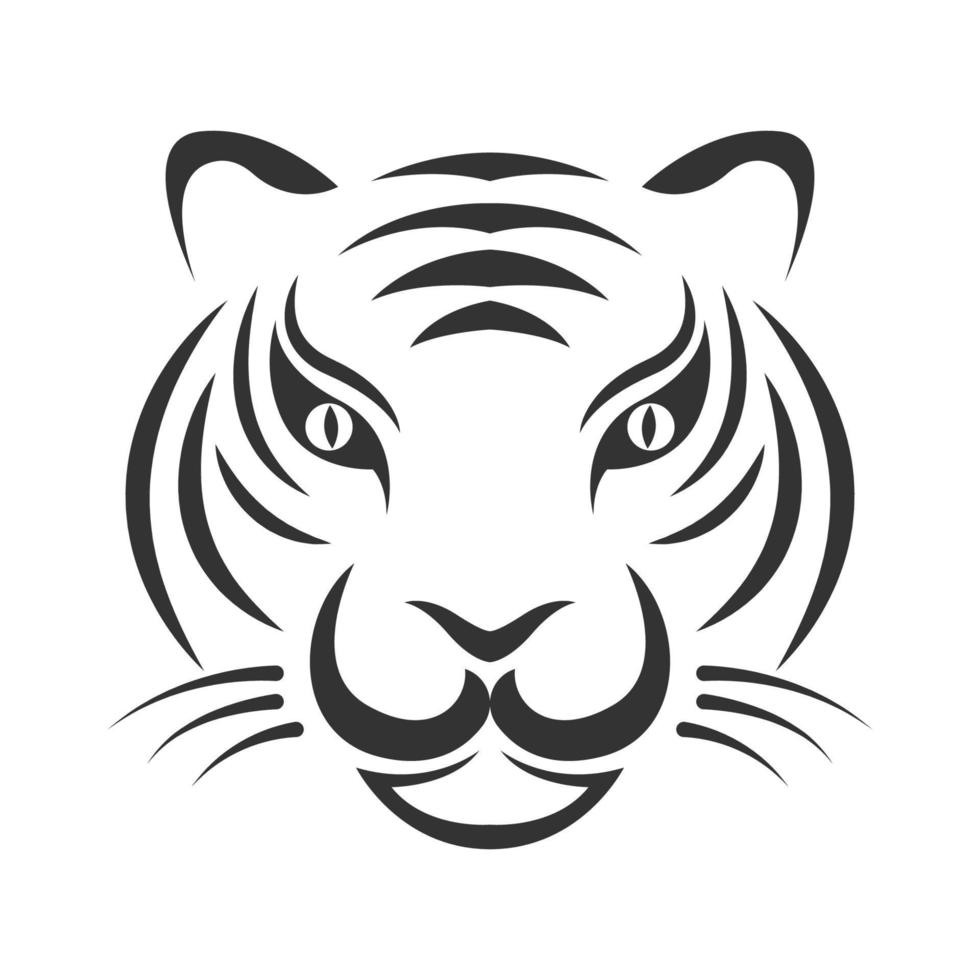 Tiger-Logo-Symbol-Logo-Design vektor