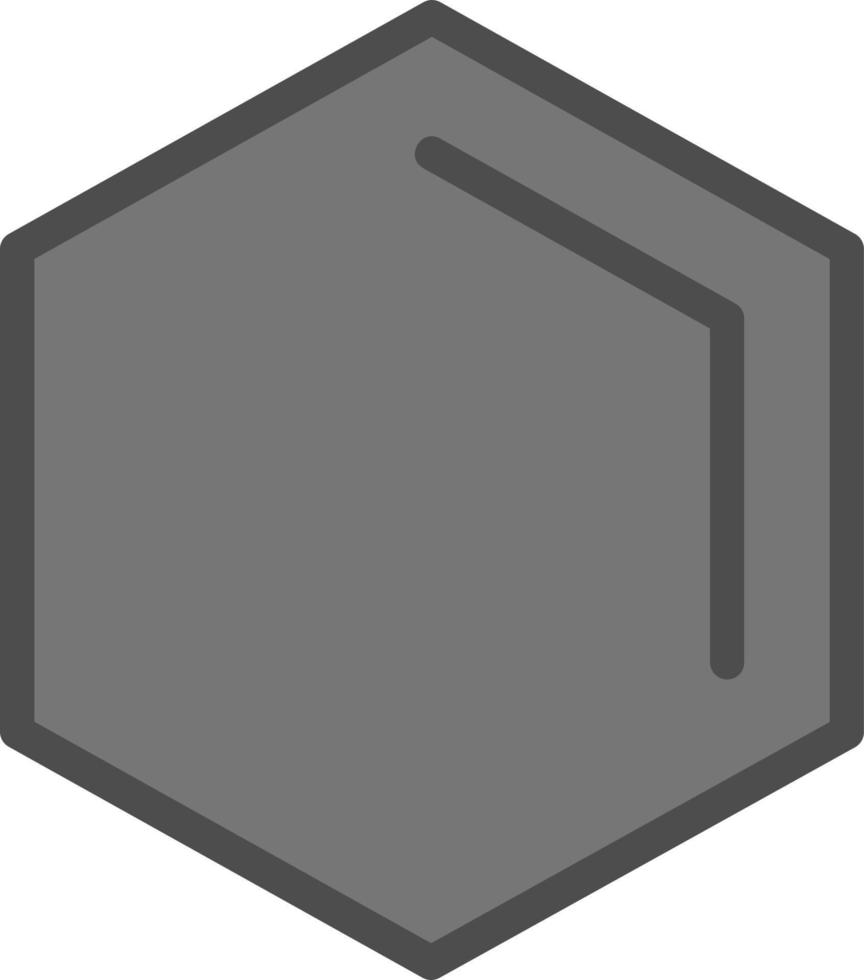 Hexagon-Vektor-Icon-Design vektor