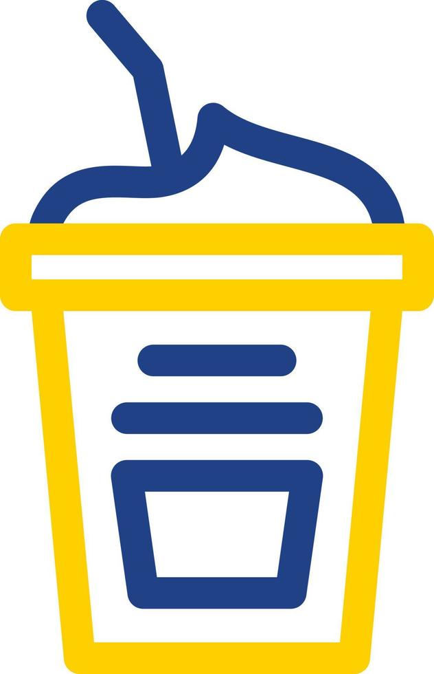 Frappuccino-Vektor-Icon-Design vektor