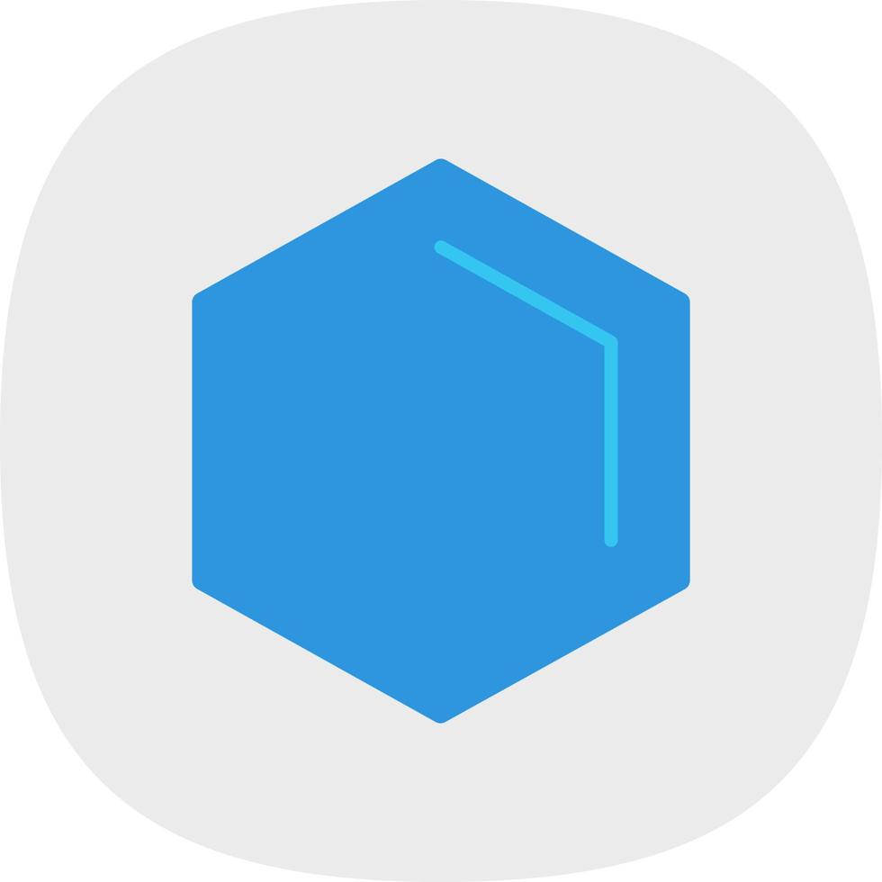 Hexagon-Vektor-Icon-Design vektor