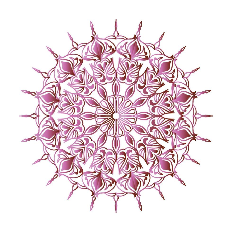 Luxus elegante dekorative Mandala-Vorlage vektor