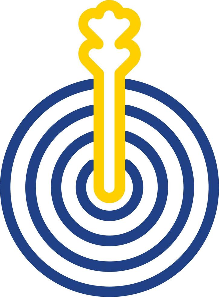 Zielvektor-Icon-Design vektor