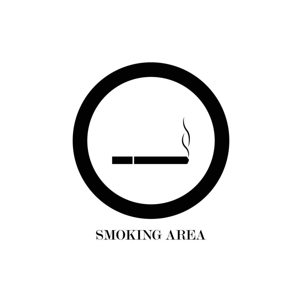 cigarett logotyp Vektor