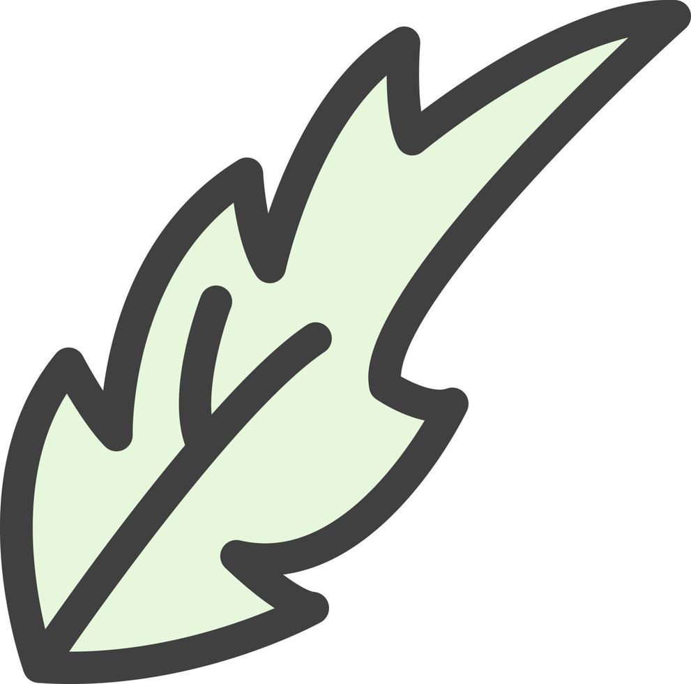 trockene Blätter Vektor-Icon-Design vektor