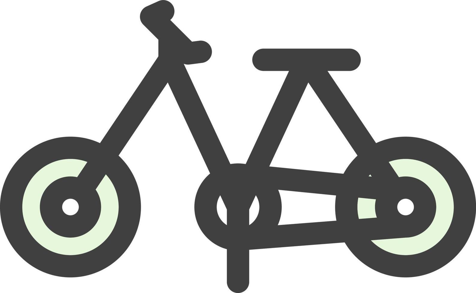 Fahrrad-Spielzeug-Vektor-Icon-Design vektor