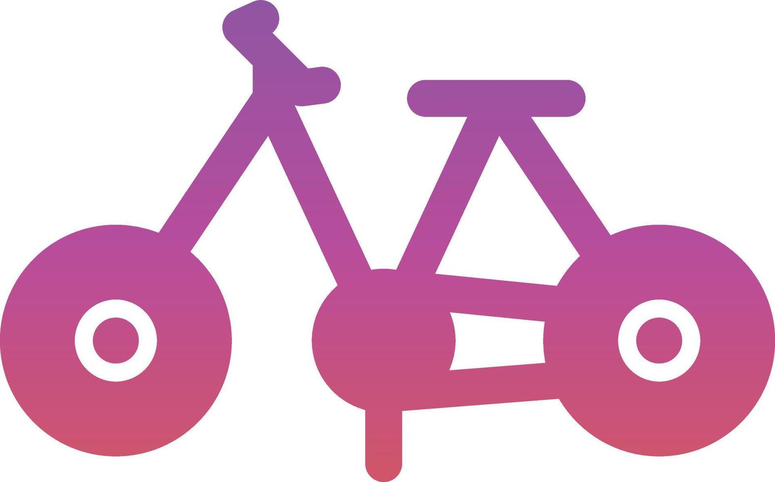 Fahrrad-Spielzeug-Vektor-Icon-Design vektor