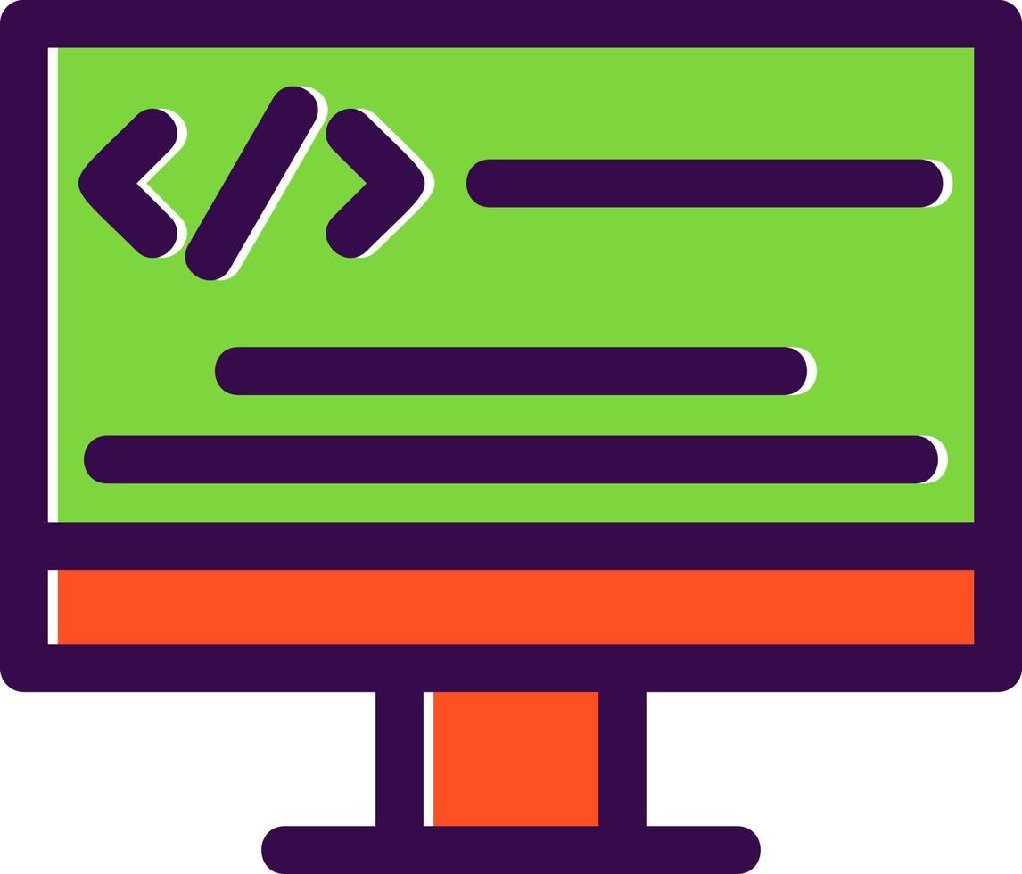 programmering vektor ikon design