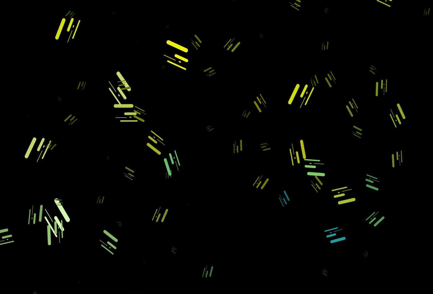 mörkblå, gul vektormall med upprepade pinnar. vektor