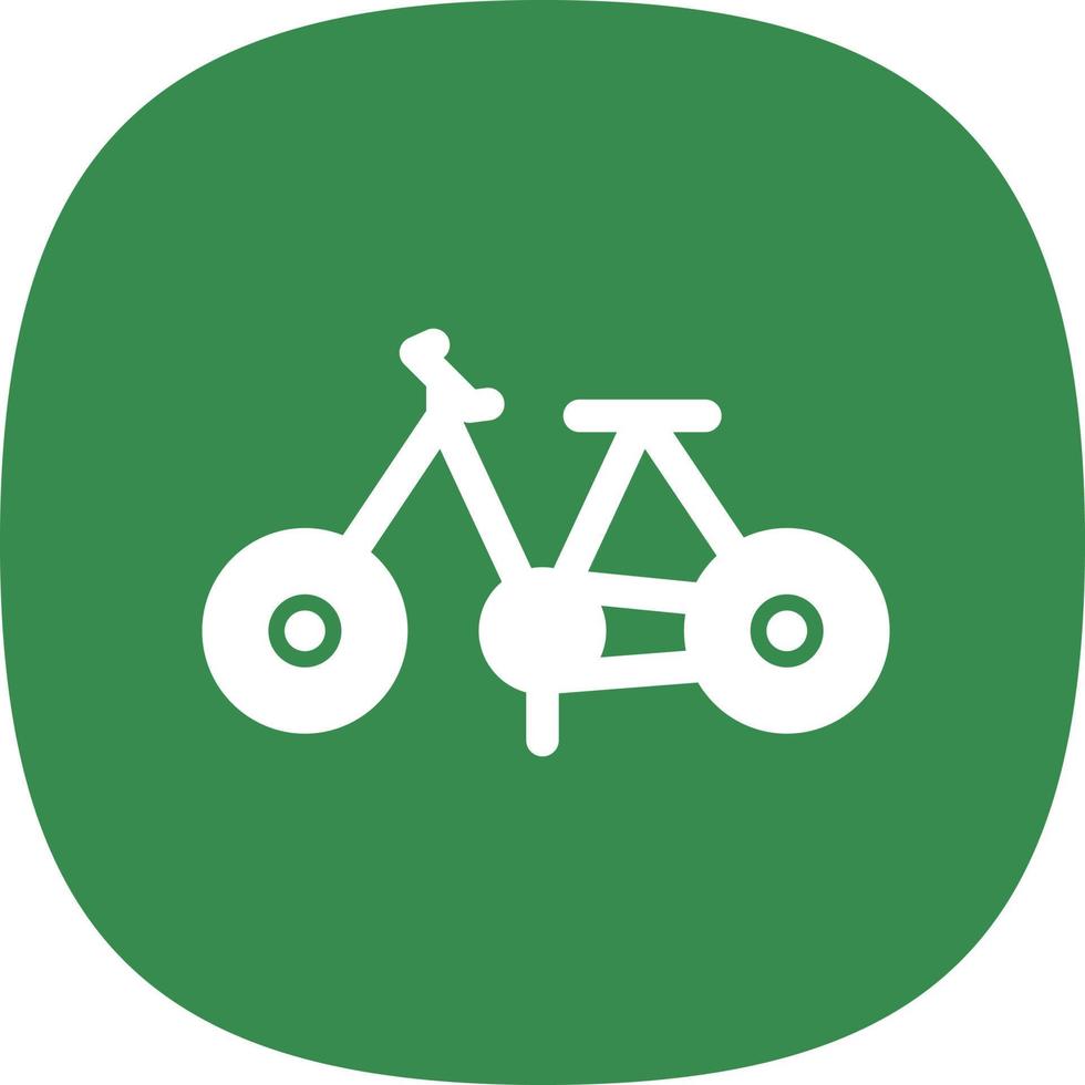 Fahrrad-Spielzeug-Vektor-Icon-Design vektor