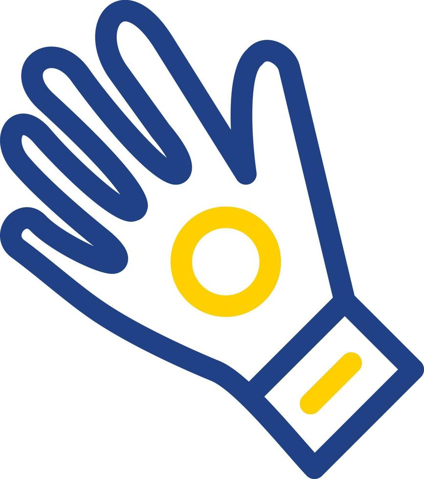 Handschuhe-Vektor-Icon-Design vektor