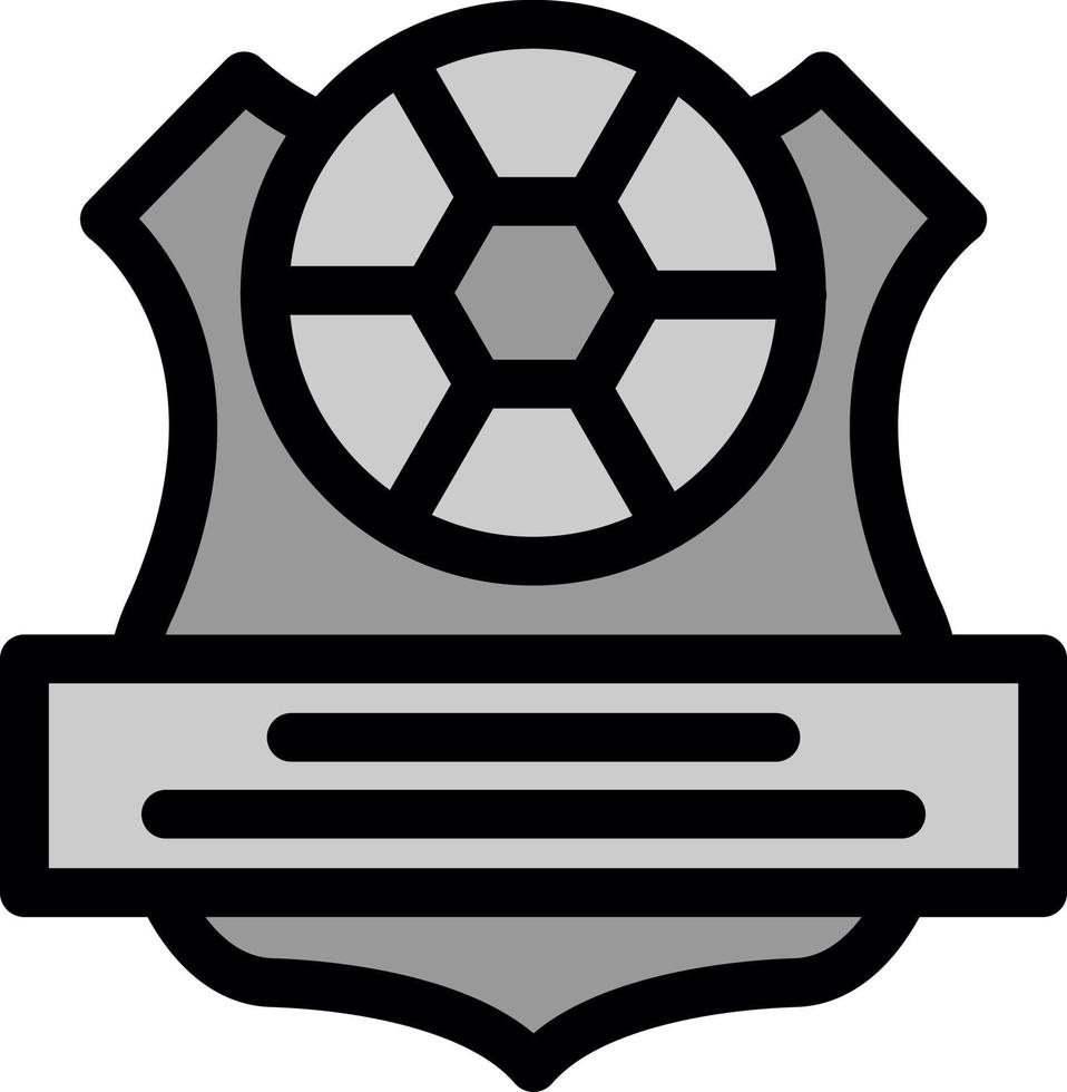 Fußballverein-Vektor-Icon-Design vektor