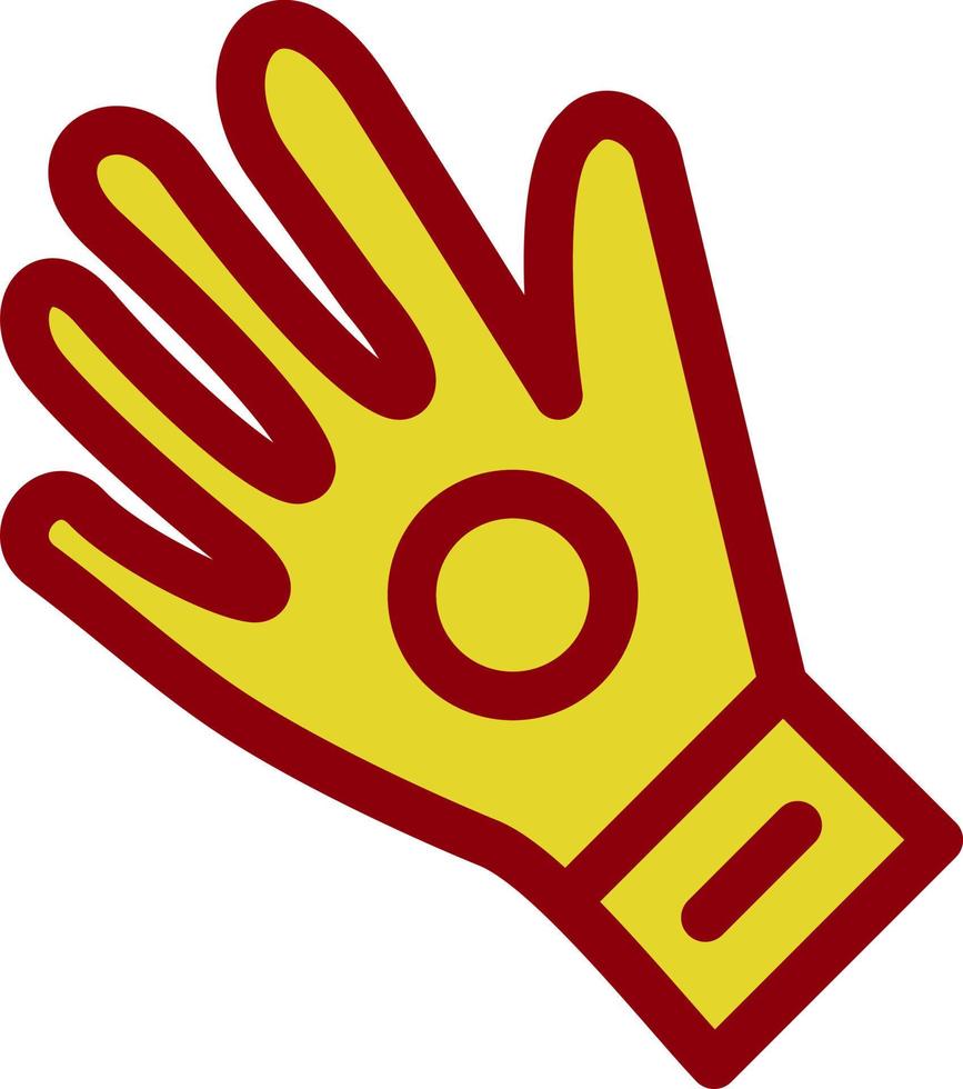 Handschuhe-Vektor-Icon-Design vektor