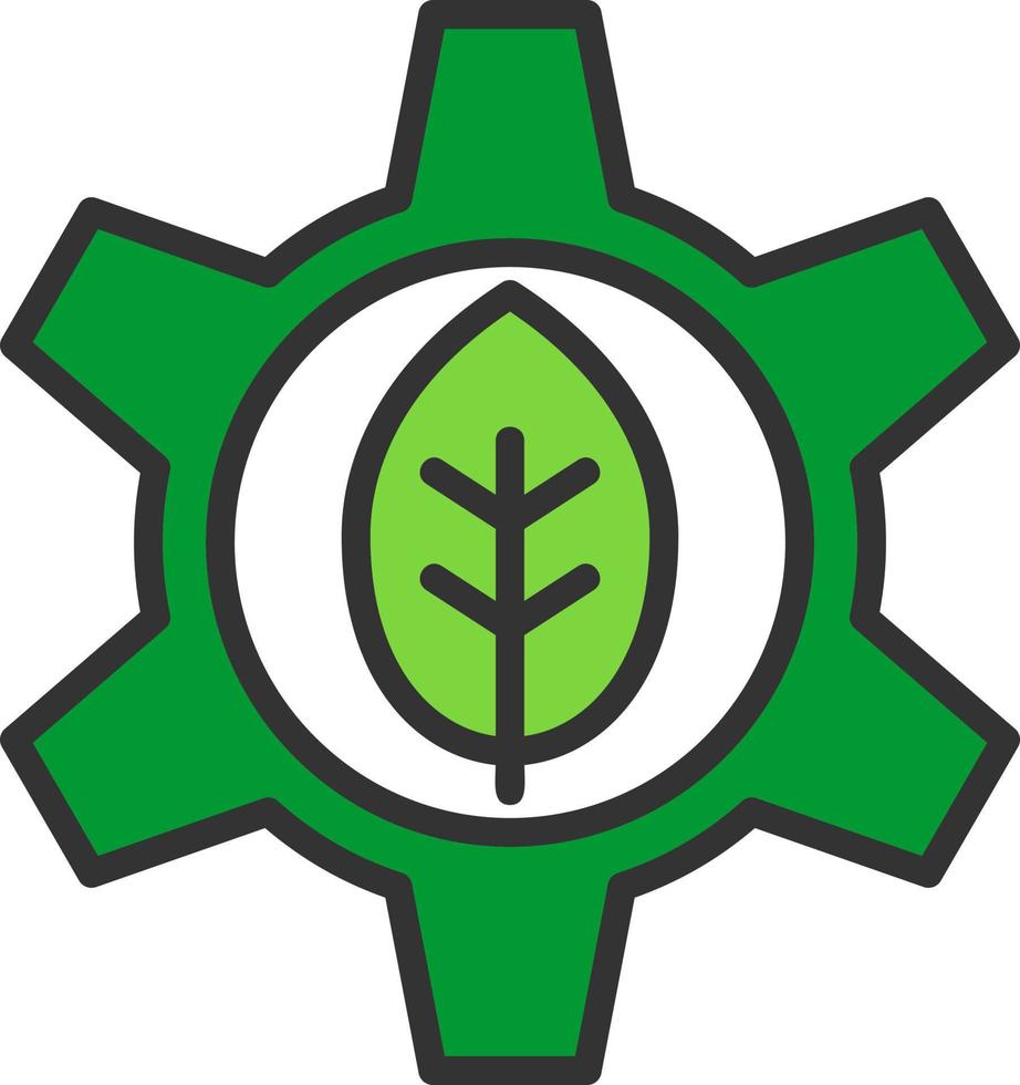 ekologisk integration vektor ikon design