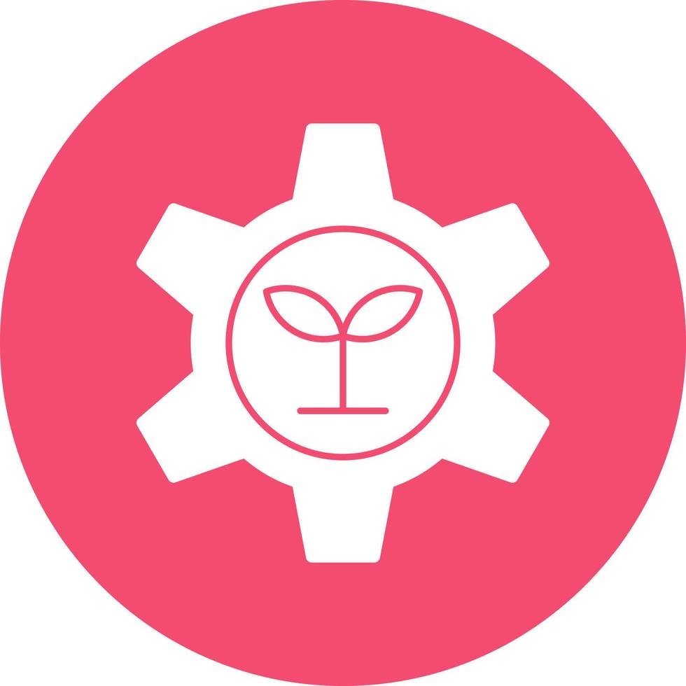 ökologisches Objekt-Vektor-Icon-Design vektor