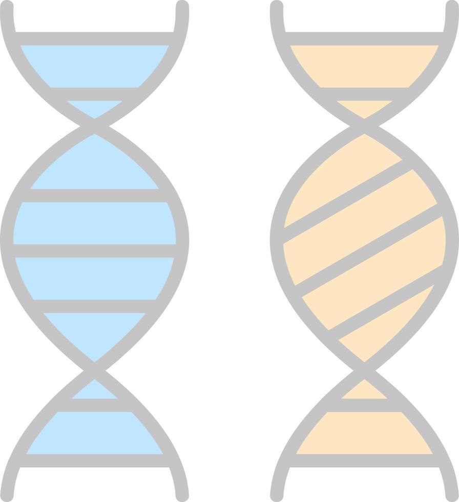 genetisches Vergleichsvektor-Icon-Design vektor
