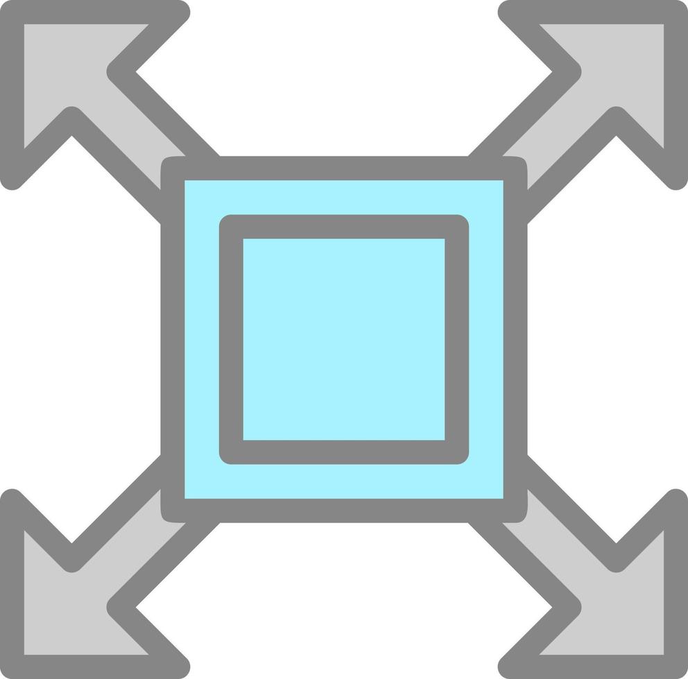 Vollbild-Vektor-Icon-Design vektor