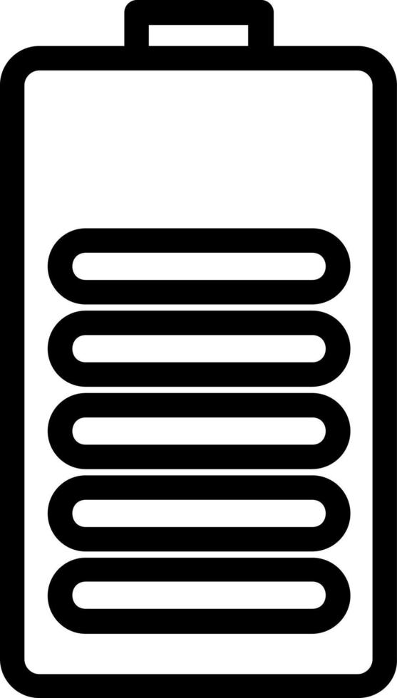 Batterie-Vektor-Icon-Design vektor
