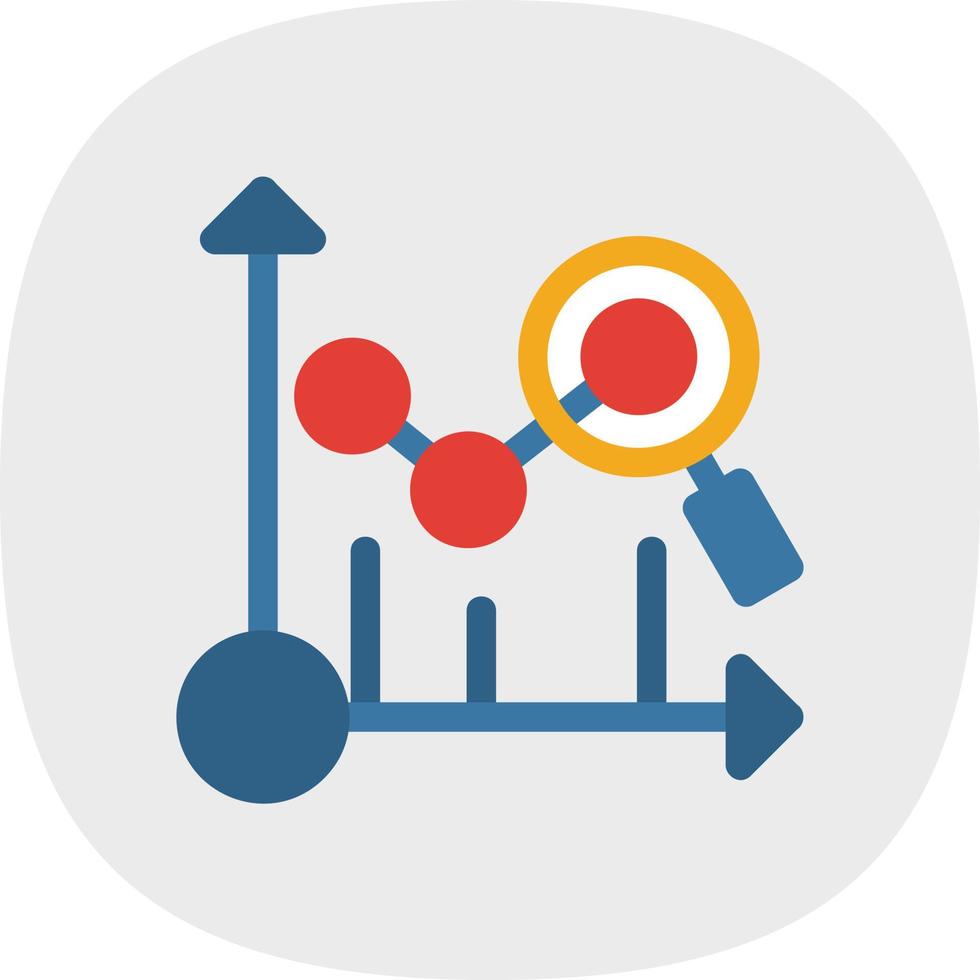 Predictive Analytics-Vektor-Icon-Design vektor