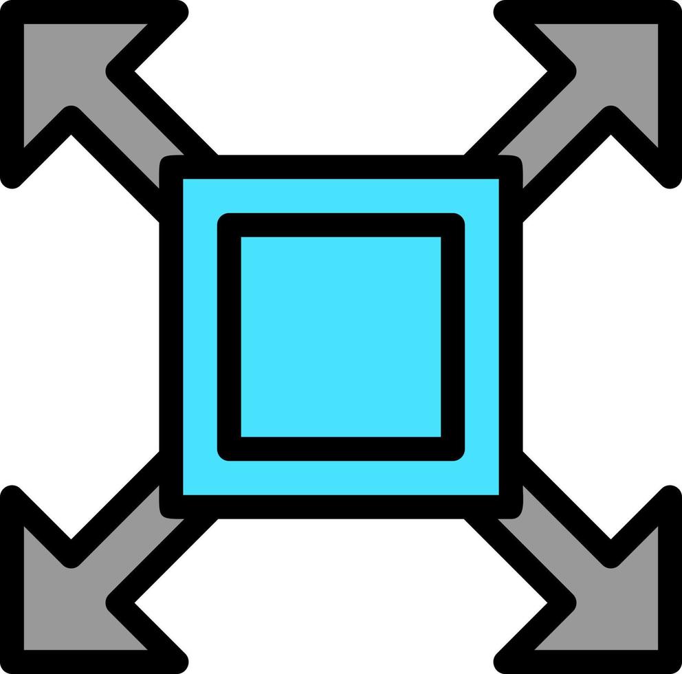 Vollbild-Vektor-Icon-Design vektor