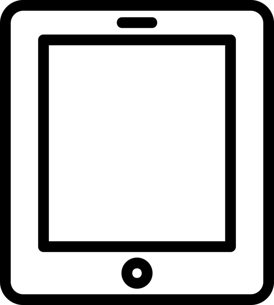 Tablet-Vektor-Icon-Design vektor