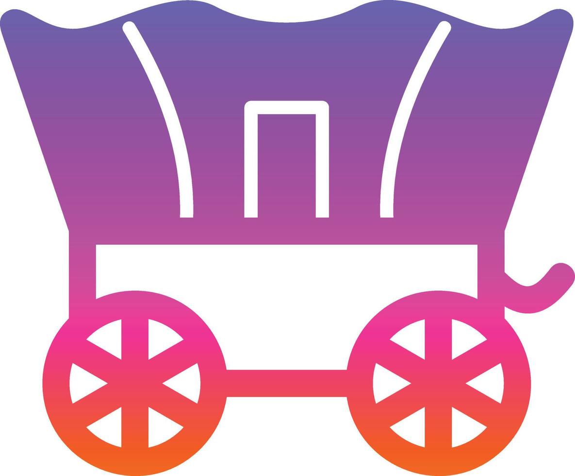 Wüstenwagen-Vektor-Icon-Design vektor