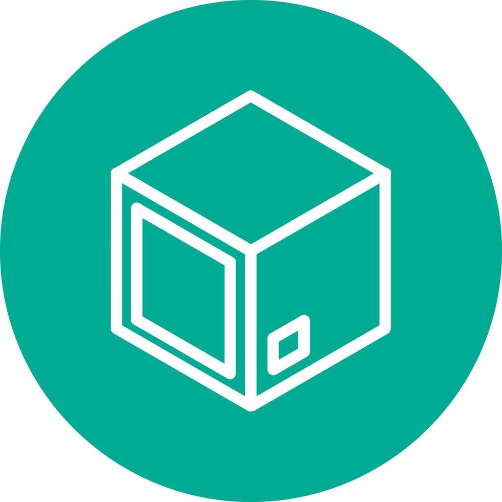 Box-Vektor-Icon-Design vektor