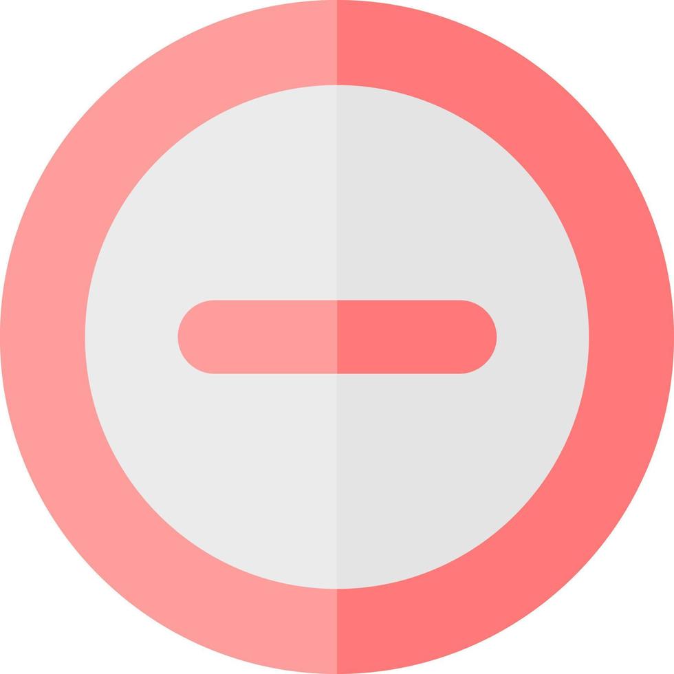 minus- vektor ikon design
