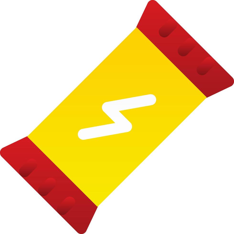 Energiebalken-Linienvektor-Icon-Design vektor