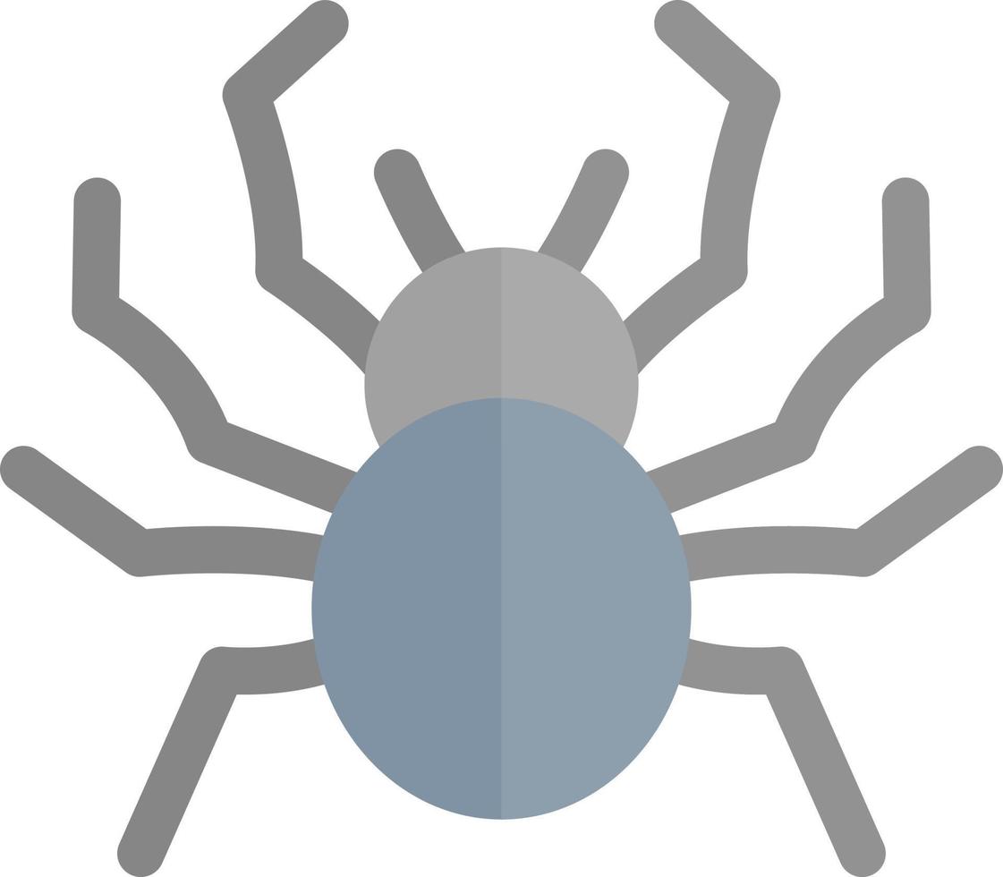 Spinnenvektor-Icon-Design vektor